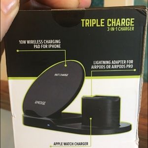 Medge thriple charger new in box retail $49
